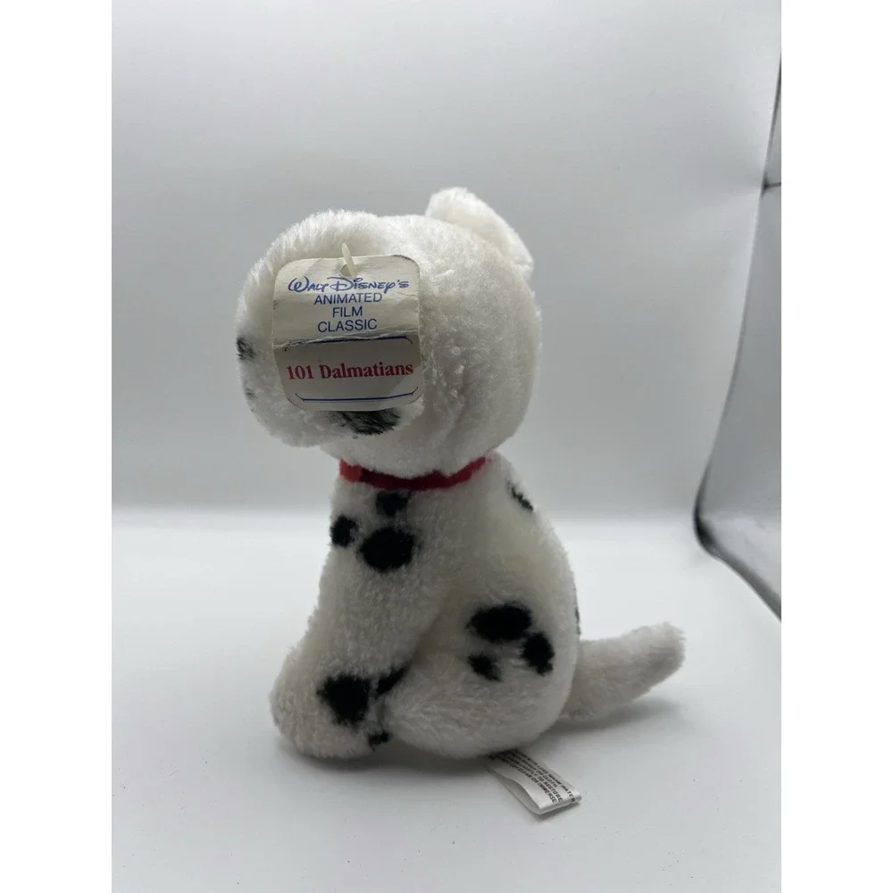 Vintage Disney 101 Dalmatians Pup Plush Red Collar Walt Disney Productions